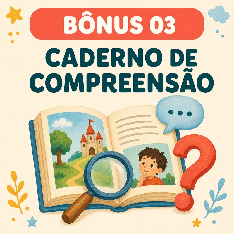 Capa quadrada do Caderno de Compreensão